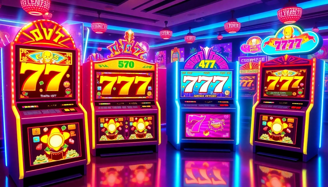 Experience the excitement of สล็อต777 slot machines with stunning graphics and engaging gameplay.