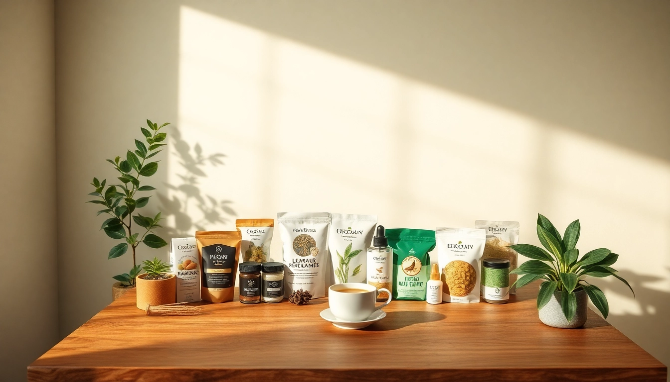 Tobacco Replacement products displayed on a cozy wooden table, promoting a healthier lifestyle.