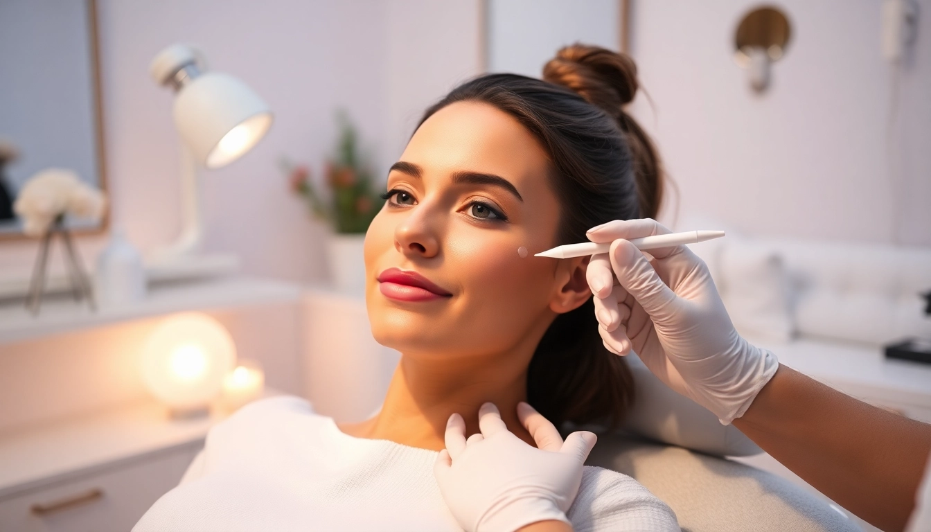 Experience the transformative Fett-weg Spritze treatment in a calming clinic environment.