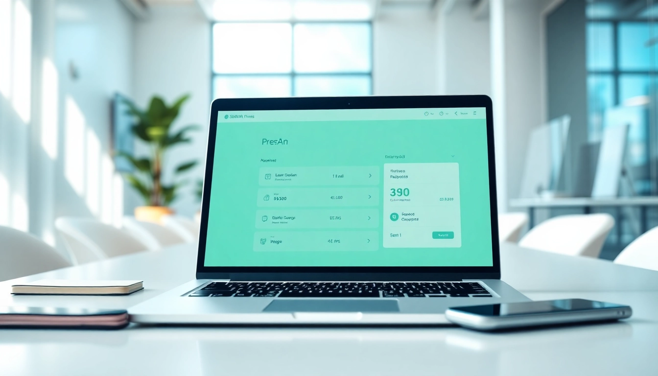 Engage with the SMSPVA virtual numbers service in a modern office setting.