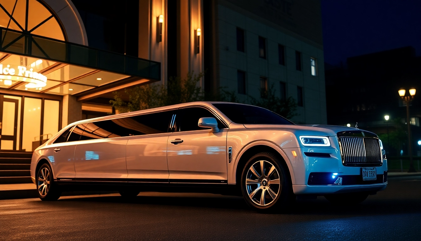 Elevate your travel with car service Atlanta's luxury limousine featuring premium leather seating.