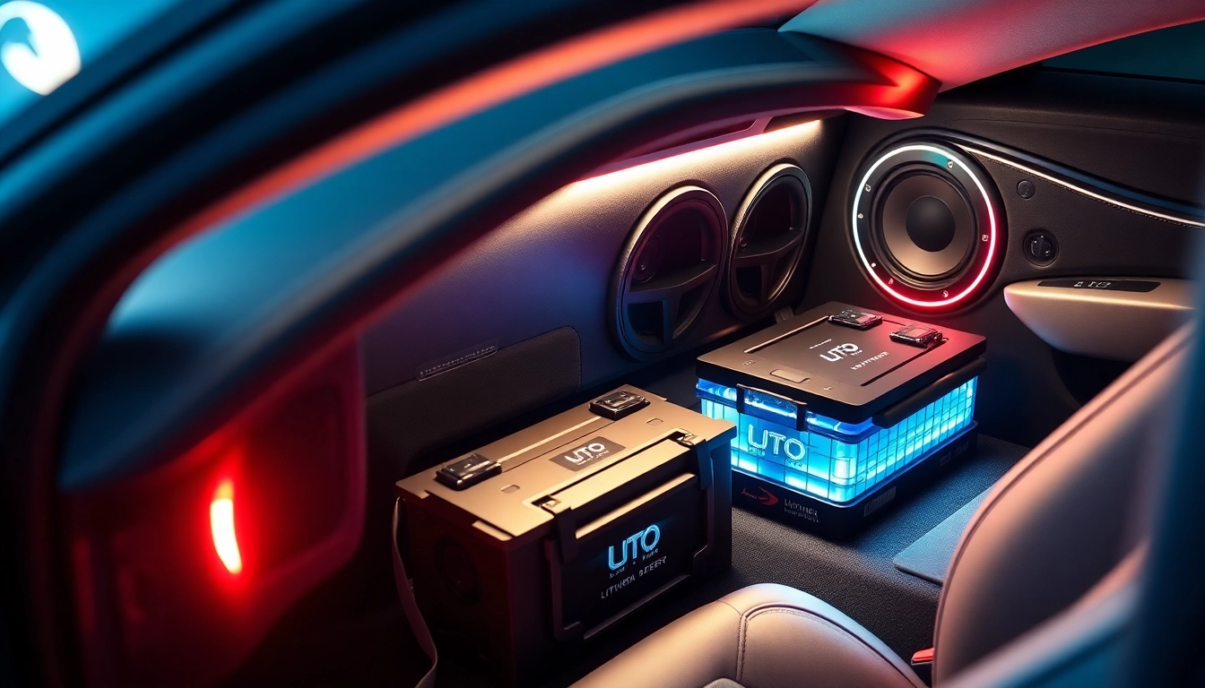 Enhance your car audio experience with premium LTO lithium batteries and accessories for powerful performance.