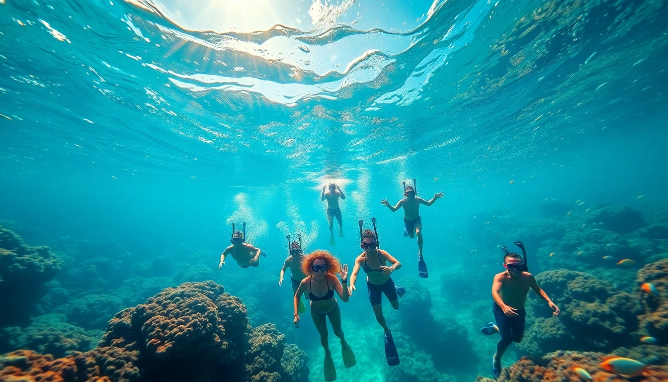Experience snorkeling puerto rico with diverse snorkelers exploring vibrant underwater life.