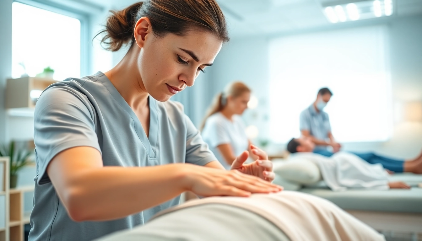 Experience personalized care with griesbach physiotherapy in a modern clinic environment.