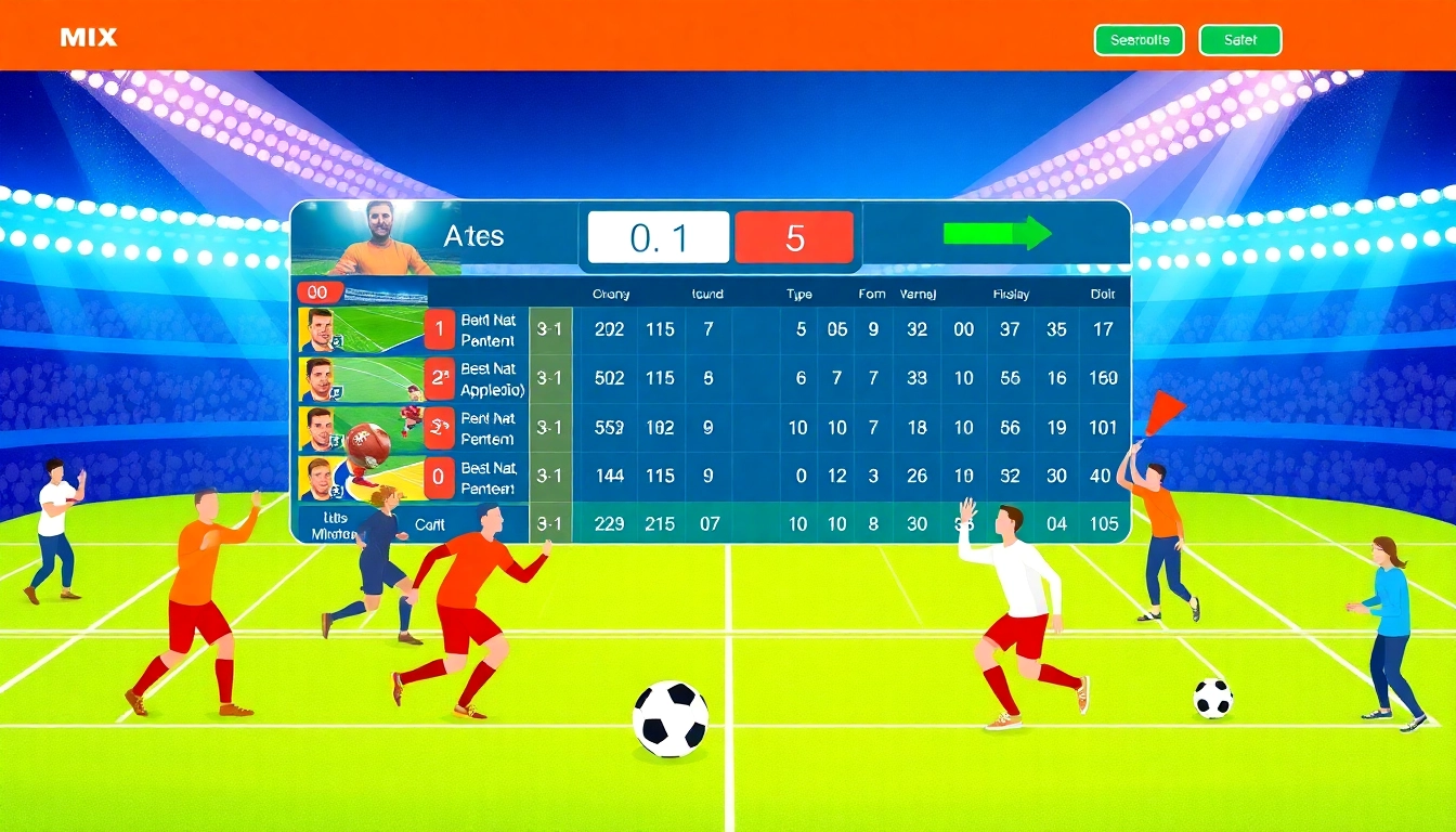 Engage with a dynamic mix parlay betting platform featuring football odds and enthusiastic players.