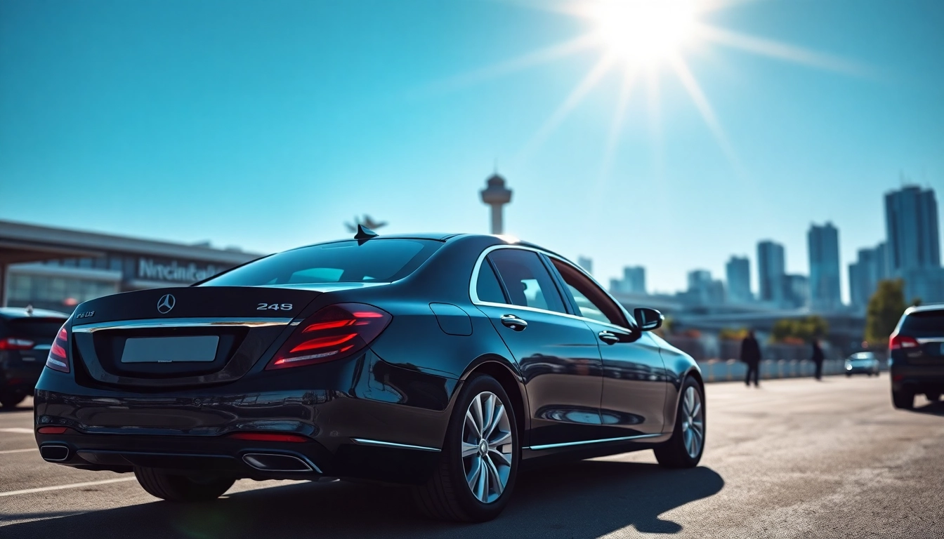 Reliable Vancouver airport car service featuring a luxury sedan, promising a seamless travel experience.