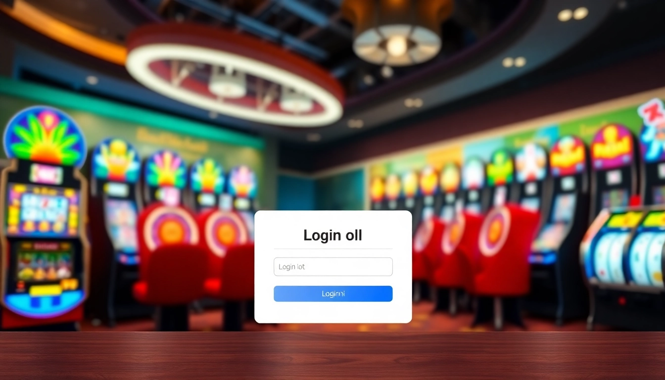 Masukkan data untuk Login Slot di antarmuka kasino online yang modern dan ramah pengguna.