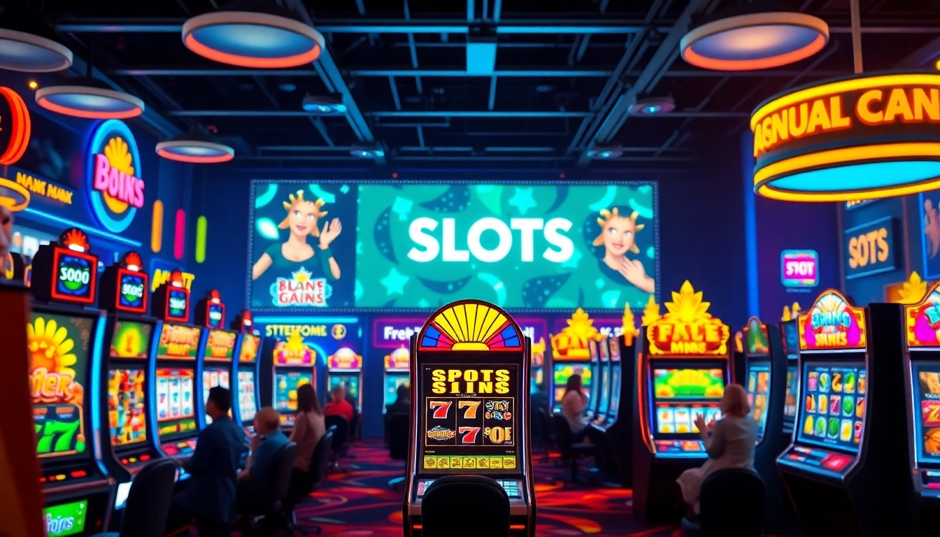 Experience the thrill of slots at slotbuff3.com with vibrant slot machines and an energetic gaming atmosphere.