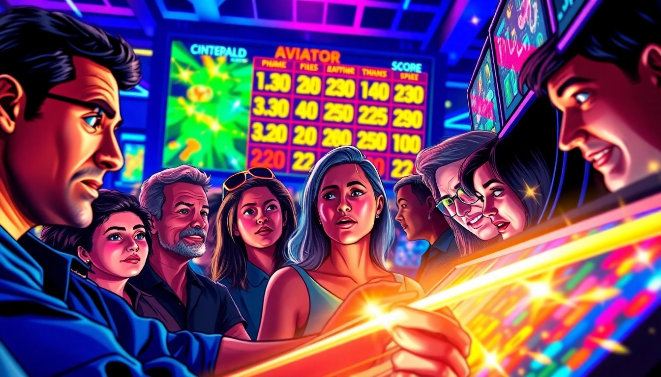 Experience the excitement of Pinco Aviator with players engaged in a thrilling casino atmosphere.