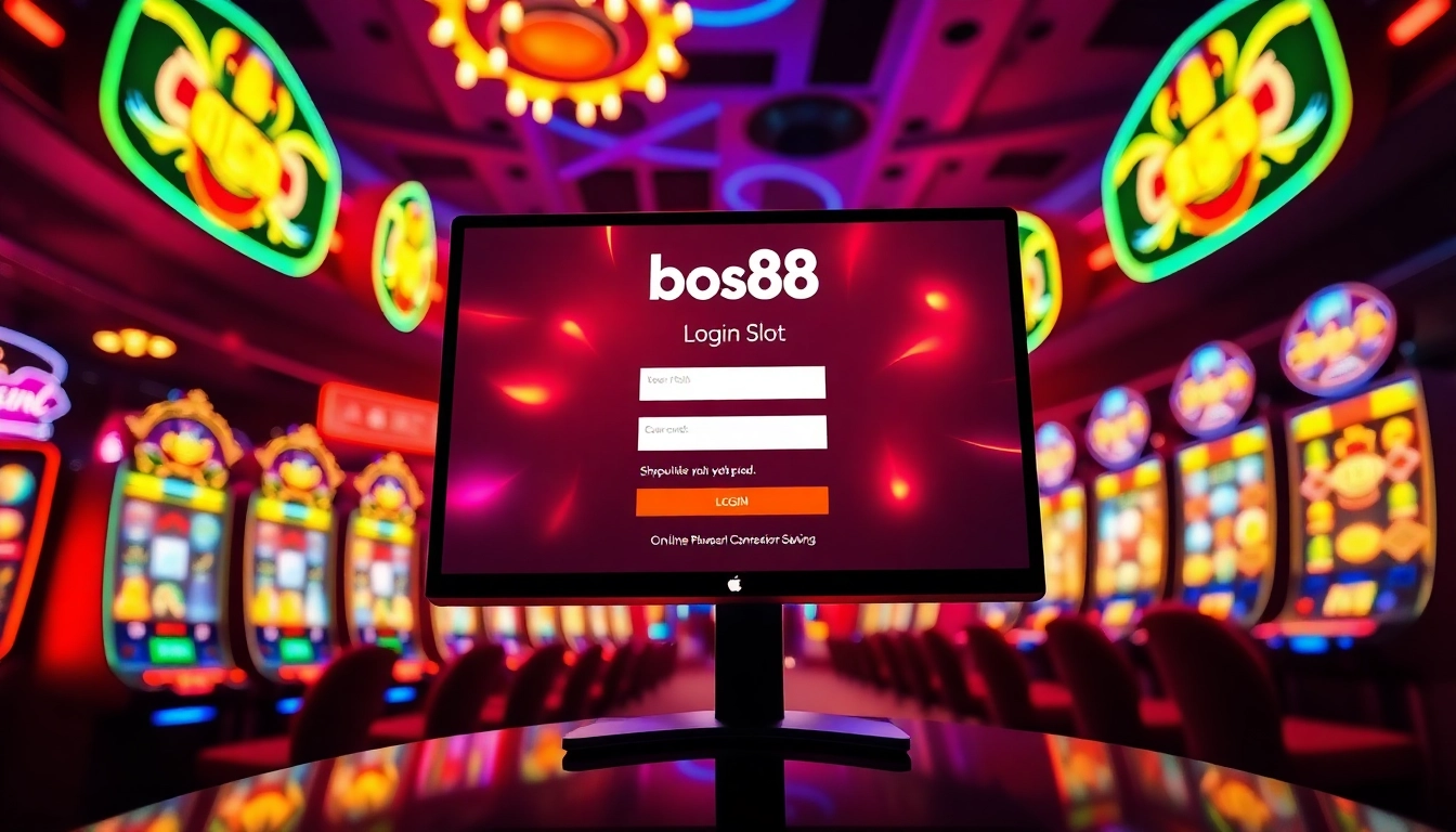 Masuk ke bos88 login Slot dengan tampilan yang menarik dan modern di platform kasino online.