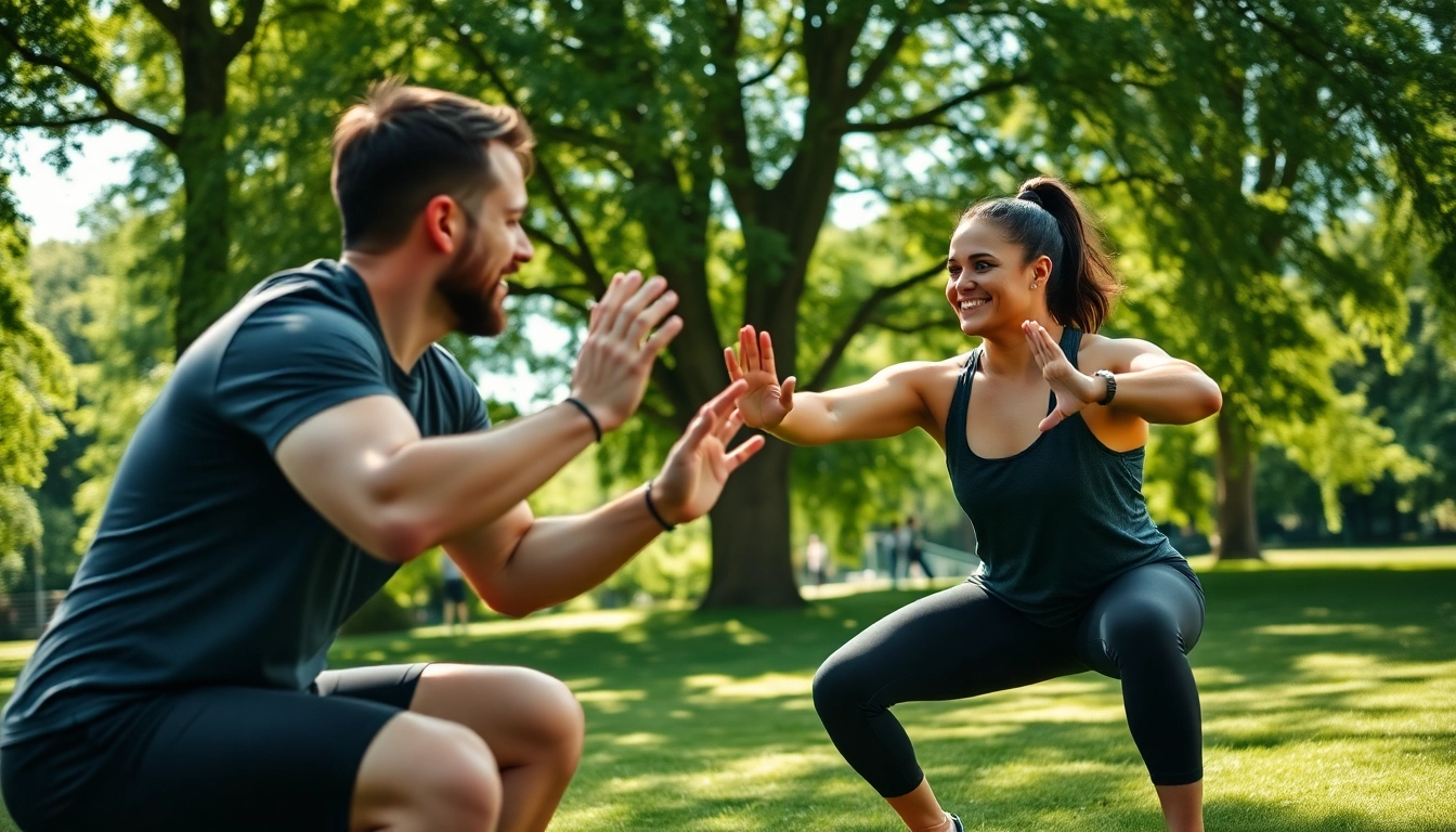 Personal Trainer in Tunbridge Wells coaching a client outdoors, demonstrating fitness.