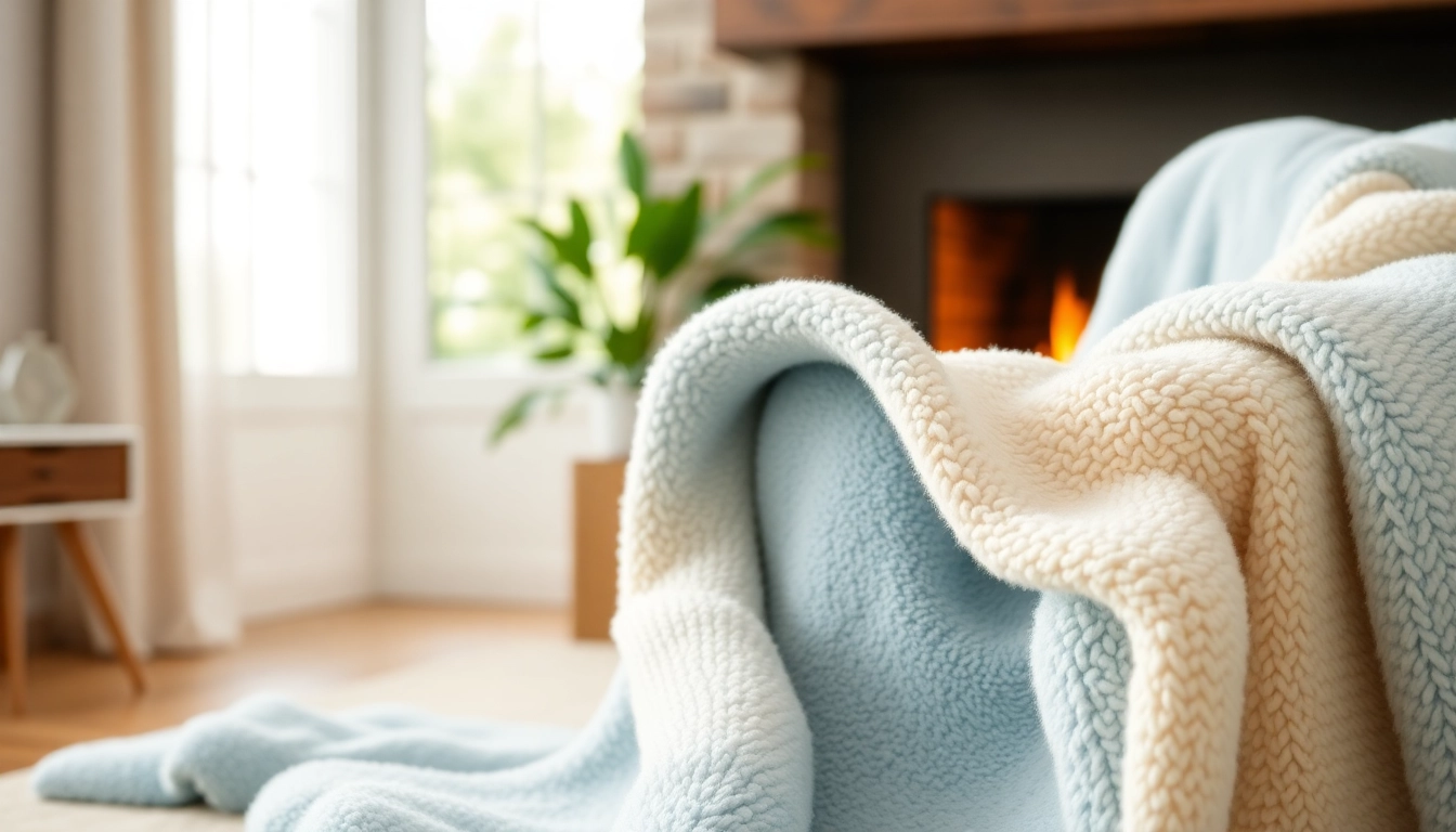 Fleece stof op een stijlvolle stoel in een gezellige woonkamer.