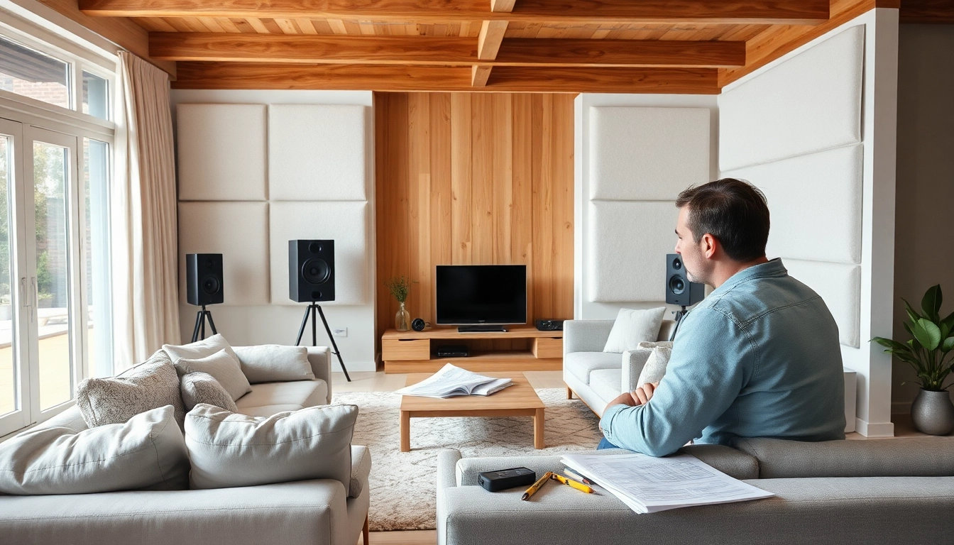 Acoustic consultancy in progress showcasing soundproofing techniques for https://www.polarisacoustics.com