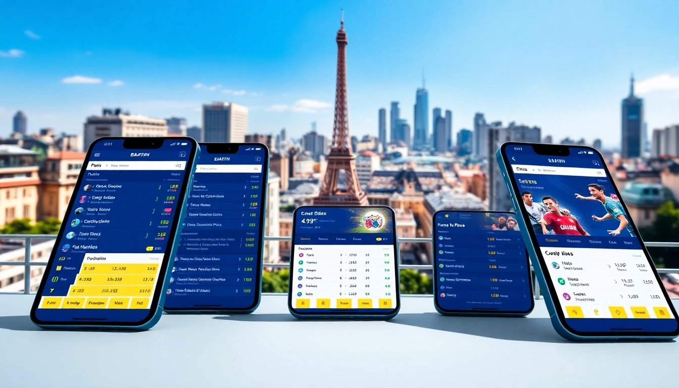 Découvrez le nouveau site de paris sportif avec des paris en direct à Paris.