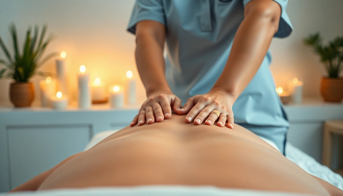 Experience a calming Massage silver spring session with a professional therapist in a serene spa.