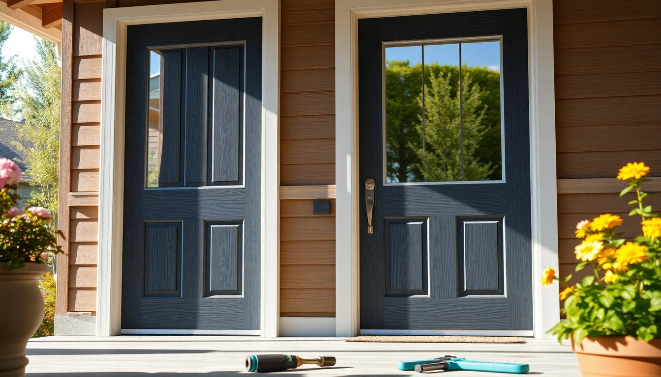 Reinforcing home security with door replacement Tigard Oregon featuring modern designs and craftsmanship.