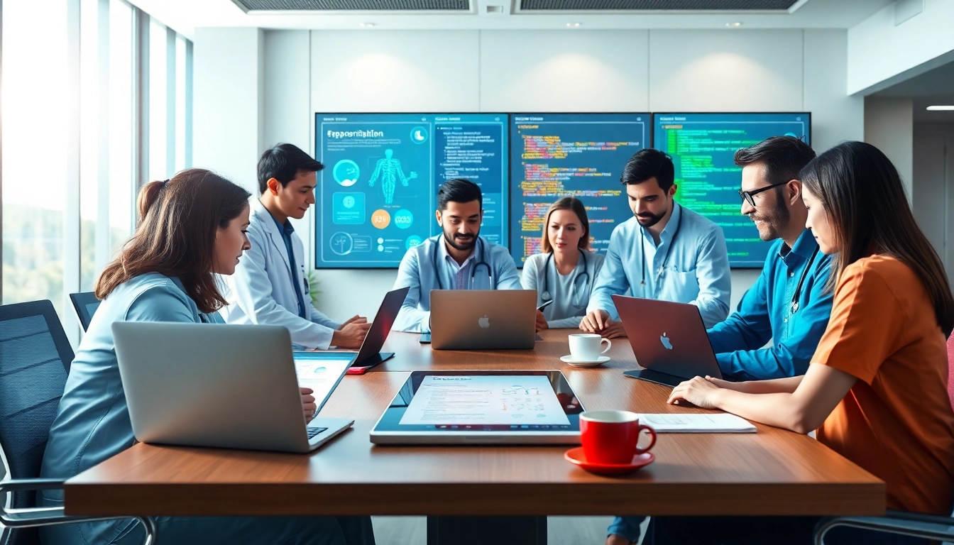 Developing eprescription app development in a collaborative healthcare setting with professionals.