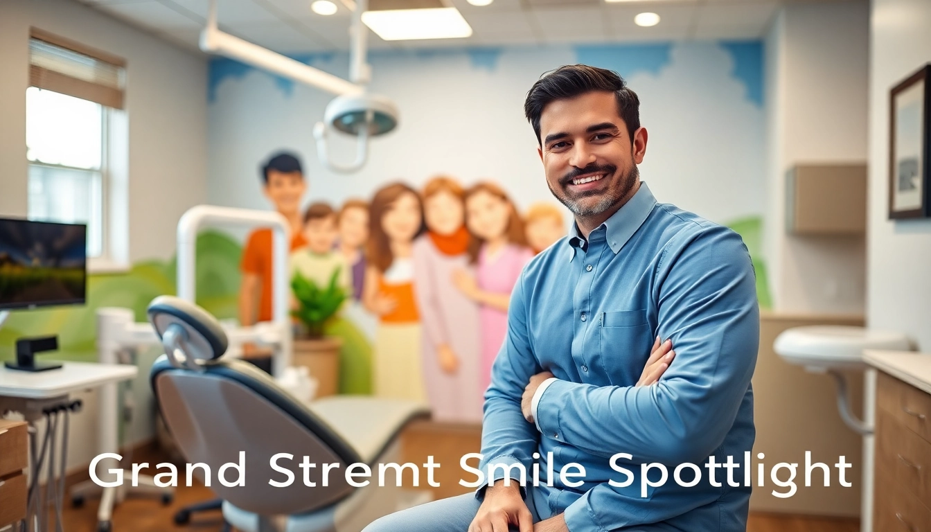View of a professional orthodontist smiling while discussing options at Grand Strand Smile Spotlight.
