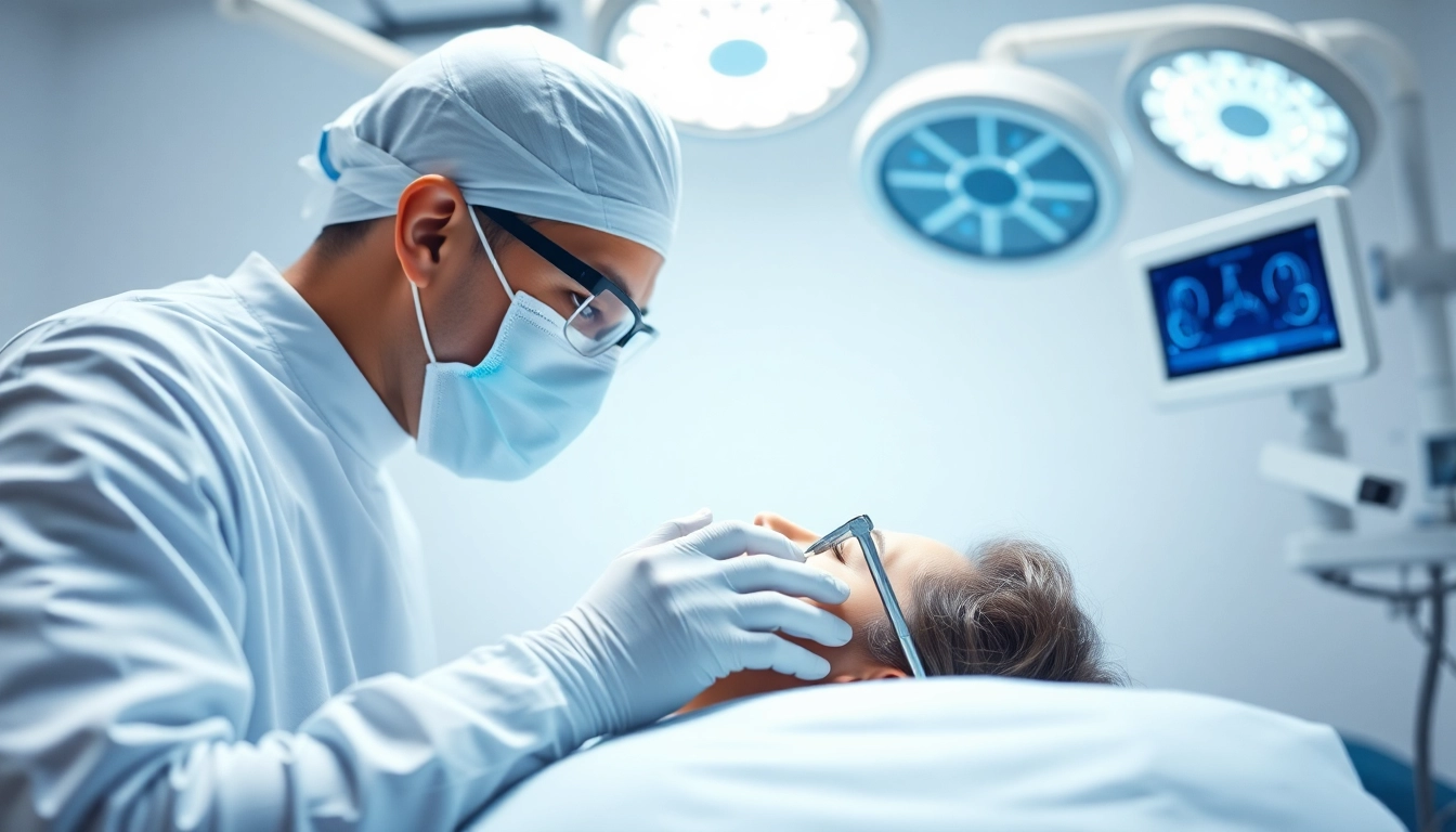 Understand lasik turkey price with a professional surgeon during eye surgery in a sterile environment.